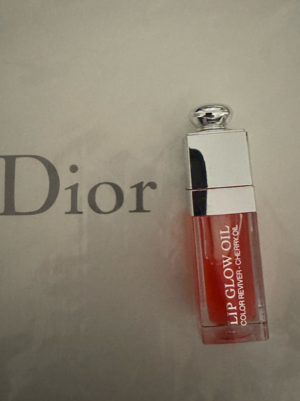 Dior beauty White & Gold Embroidered Zip Pouch bag - Picture 2 of 7